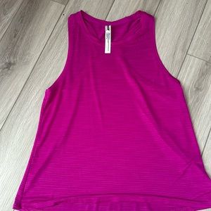 Purple lightweight workout tank